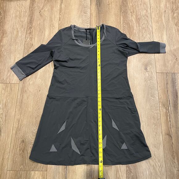 MADO ET LES AUTRES Women's Long Sleeve Fancy Tunic Dress Size 5 In Gray - Picture 5 of 8